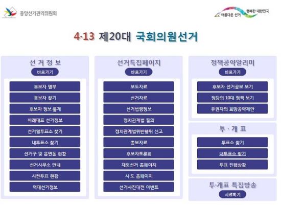 사진=선거관리위원회 홈페이지 캡쳐