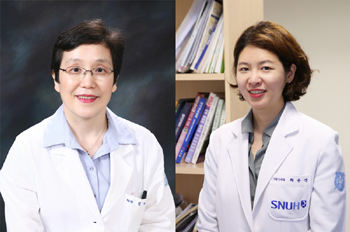 사진 왼쪽부터 김나영, 최윤진 교수