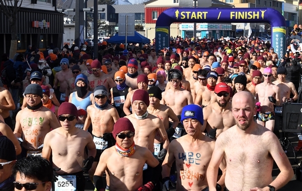 평창에서 열린 마라톤 대회. 사진제공=연합뉴스