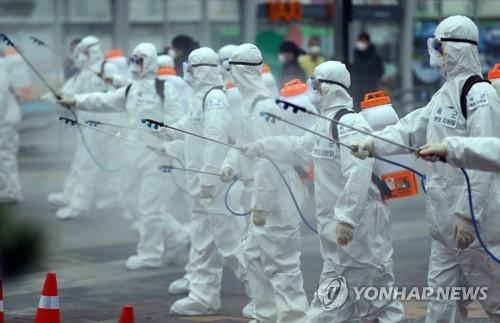 육군 동대구역서 대규모 방역 작전, 사진=연합뉴스