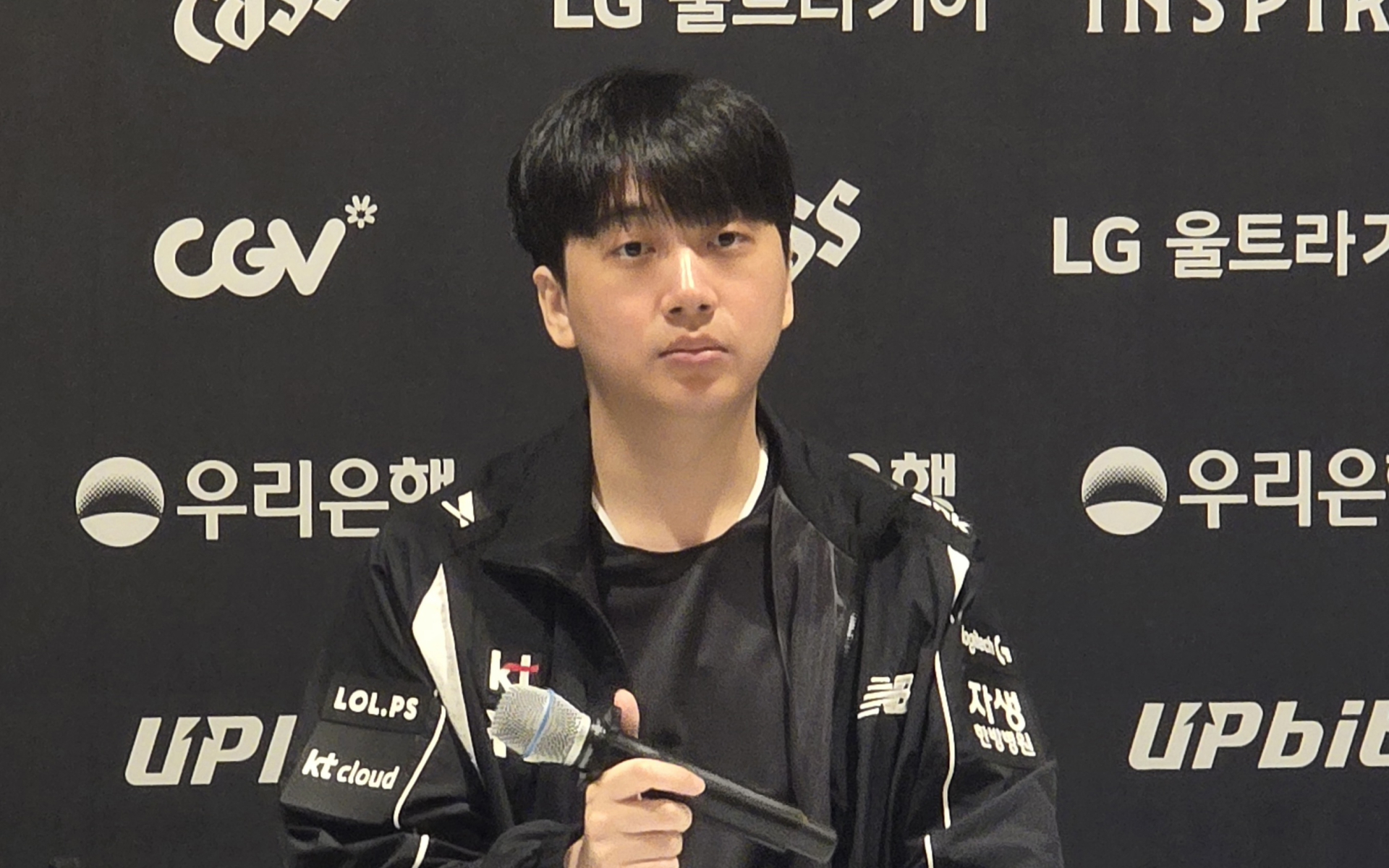 KT 고동빈 “젠지전 예상 스코어 3-0…컨디션 나쁘지 않아” [쿠키 현장]